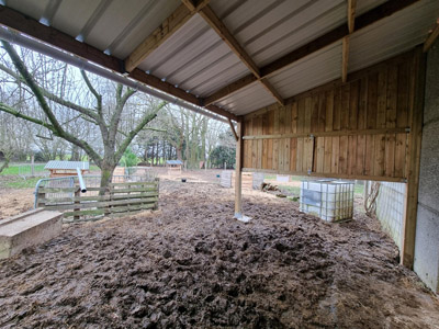 Carport avec appentis 