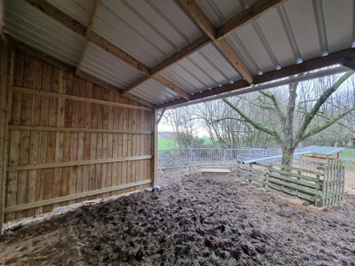 Carport avec appentis 