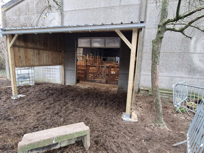 Carport avec appentis 